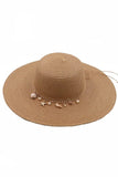 YD Boutique Hats Ocean Charm Chain Banded Summer Hat