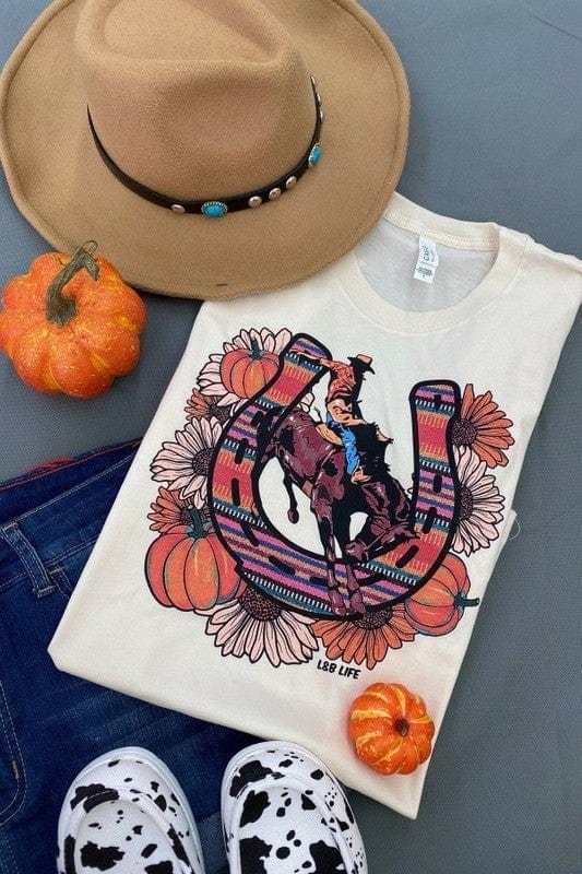 Graphic t shirt Pumpkins & Rodeo Tee 